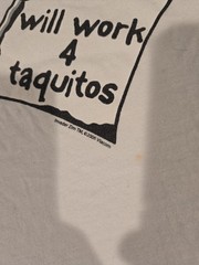 Rare VTG 2006 Invader Zim Taquitos Shirt Mighty Fine Unisex S 18¼x26