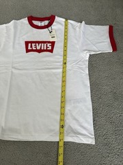 Levis Beyoncé Collaboration Ivory White Red T Shirt Limited Edition Small New