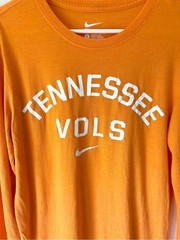 Nike Tennessee Volunteers Tennessee Orange Long Sleeve T-Shirt Athletic Cut