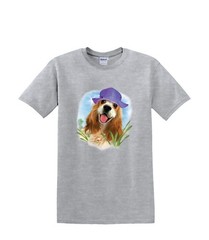 T-shirt small to 3xL – HAPPY SPRINGER spanial dog – adult