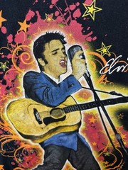 Vintage Elvis Presley Tshirt Mens 3XL Rock And Roll Music 90s Album Concert 90s