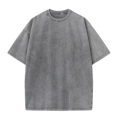 Vintage Washed T Shirt Men Women Oversized Tee 100% Cotton Casual Streetwear