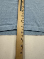 Vintage Stedman Shirt Mens Large Blue Blank Crewneck Short Sleeve Tee Basic