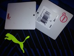 Puma Men’s IT EvoTRG Thermo-R ACTIVE LARGE Tee,ATOMIC BLUE-BLACK TN16106 NWT $60