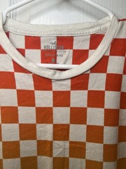 Hollister Rainbow Checkerboard Crewneck T-Shirt Multicolor Medium