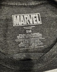 Marvel Mens Tshirt The Punisher Crew Neck Short sleeve Dark Slate Gray Size SM