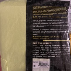 NIP Walls Working Man’s Pocket Tees S/S Hi-Vis Yellow – 2XL – 2 Pack