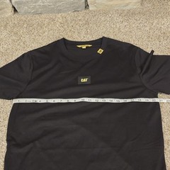 CAT Caterpillar Men’s Size L Large Workwear Black Logo New!