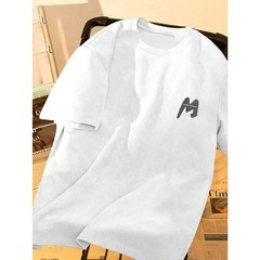 Men’s Fashionable Casual Suede Crew Neck Short Sleeve T-Shirt