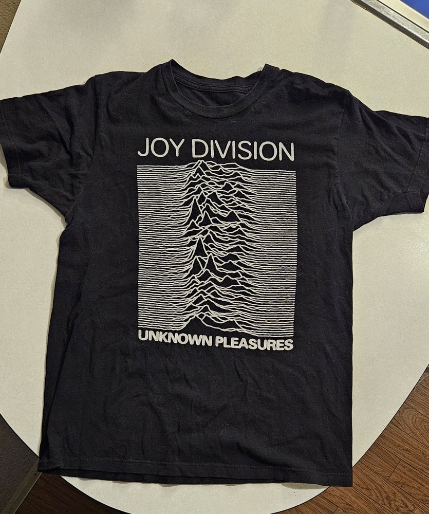 Joy Division Black T-Shirt Large Unknown Pleasures