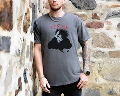 The Cure Robert Smith T-Shirt on Premium Vintage Black Comfort Colors 1717 Tee