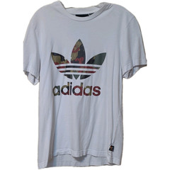 adidas Originals Pharrell Williams Hiking Trefoil Tee camouflage print size M