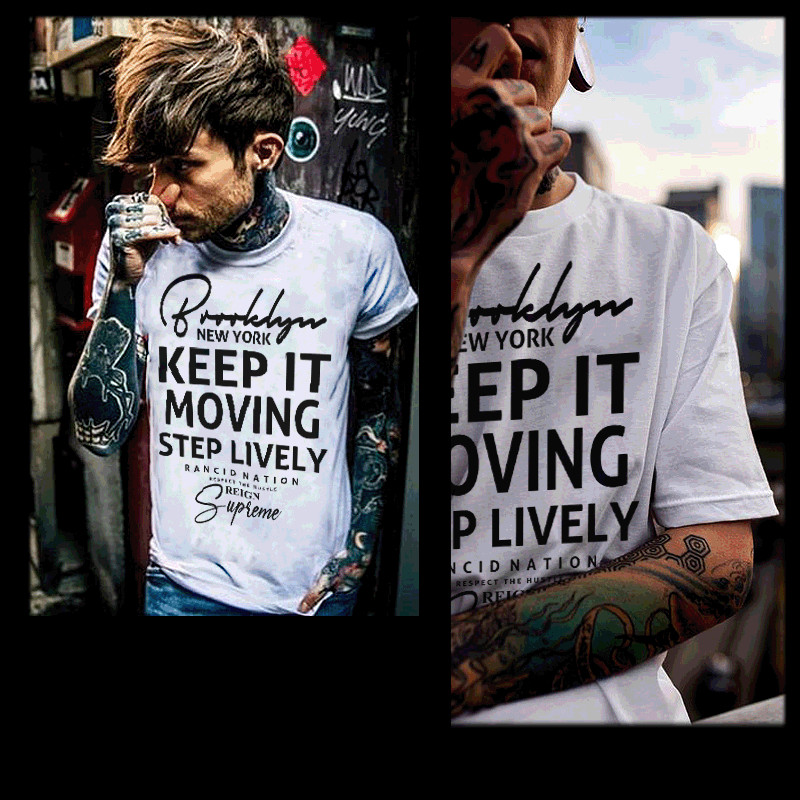 Gangster T-shirt, Mobster Hustle Dope Urban Hip Hop Thug Brooklyn NY Quote tee