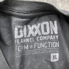 Dixxon Flannel Company Shirt Mens XL Gray Graphic Logo Workwear Made USA
