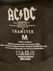 AC/DC Back in Black; Van Halen 1984; Motley Crue 85-86 Men’s (M) Medium T-shirts