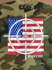 Supreme Target Tee Woodland Camo Size M