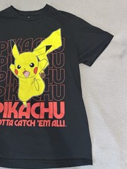 Pokemon Pikachu Gotta Catch Em All T-Shirt Black Unisex Size M Graphic Tee