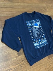 WWE Roman Reigns Ugly Christmas Sweater Blue Men’s Size XXL