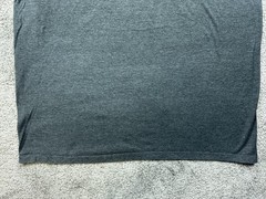 Star Wars Shirt Mens Large Charcoal Gray Yellow Logo Graphic Tee Old Navy Movie