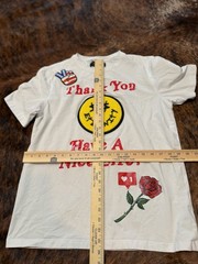 Rare Eternity BC/AD Thank You Have A Nice Life Embroidered Smiley ✌️Men’s Sz L