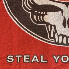 GRATEFUL DEAD CINCINNATI REDS Steal Your Base Mashup T-Shirt. LARGE Preowned NV
