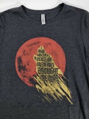 Next Level Women’s Peace – Enemies Brought War Wolf Blood Moon N.W.OT. Shirt XL