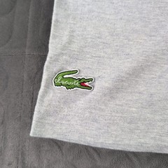 Lacoste T Shirt Game Set Match Tennis Gray Short Sleeve Unisex Adult XL