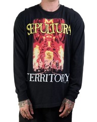 Vintage 1993 Sepultura Band “War For Territory” Long Sleeve Reprint T-shirt