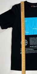 Men’s Nero Ventaga T-Shirt Streetwear Designer Sz M