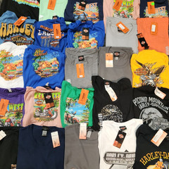 Harley-Davidson Dealership Mens T-Shirts – Bulk Resellers Lot Size 5XL 15pcs NWT