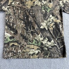 NEW Mossy Oak Camo T Shirt Mens Large Pullover Camouflage Forest Outdoor Hunt