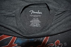 Fender Mens Big & Tall Fender Guitar Fine Electric Instruments Shirt New LT-5XLT