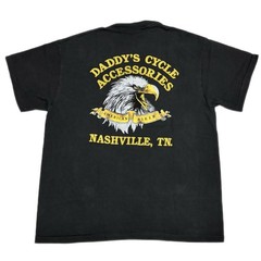 1988 Harley Davidson 3D Emblem The Strong Survive Bulldog Eagle XL Shirt REPRINT