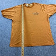 Tommy Bahama Shirt Mens Medium Orange Motorcycle Chillin Without Cause Tee Adult