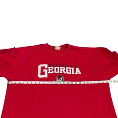 Vintage Georgia Bulldogs T Shirt Old Varsity Brand Red UGA Tee Men’s XXL
