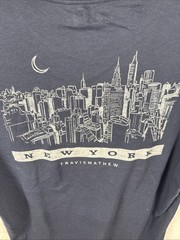 TravisMathew Men’s Skydive NY State Graphic Golf T-Shirt Size Large