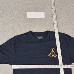 Pendleton Men Shirt L/G Navy Blue Graphic Tee Short Sleeve Print