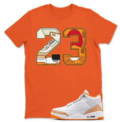 No 23 Shirts To Match 3 Orange Citrus, Unisex Graphic T-Shirt