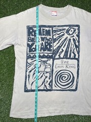 Vintage 90s The Lion King Simba Remember Who You Are Shirt Size XL Beige Green