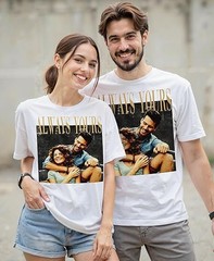 Best Friend Birthday Gift Custom Photo 100% Cotton T-Shirt