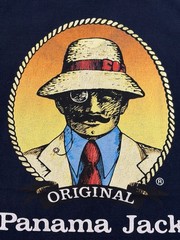 Vintage Panama Jack Sunset Rope Man Graphic T-Shirt
