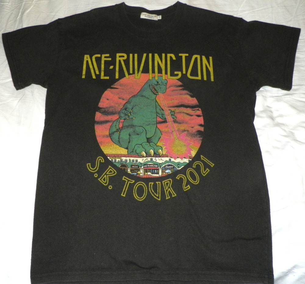 Limited-Edition Ace Rivington “S.B. Tour 2021” Godzilla Graphic T-Shirt