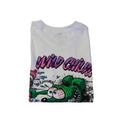 Men’s Ed Big Daddy Roth Rat Fink Wild Child Hot Rod White Cotton T-Shirt S-3XL