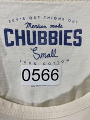 Chubbies Tank Top Men’s Small USA Cotton Beach Muscle Tee Butts 4th Of July