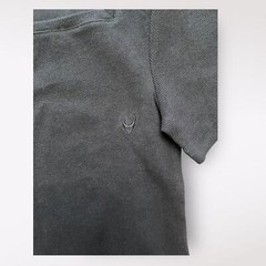 Fang Essential Square Neck Ribbed Tee Mens Size Small Black Basic