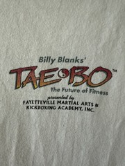VINTAGE 90s Tae Bo Billy Blanks Retro Fitness Martial Arts Flashback T-Shirt