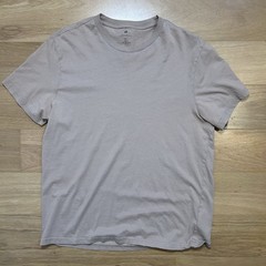 H&M Short Sleeve Men’s T-Shirt Tan Beige Casual Cotton Tee Medium M