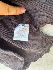Harley-Davidson Men’s Black Waffle Knit Thermal Henley Shirt