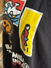 NWOT Rare BAPE Japan Art Baby Milo Tee in Black Size 2XL