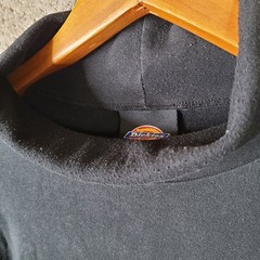 Dickies Shirt Mens 2XLT Black Turtle Neck Long Sleeve Cotton Blend Workwear Top